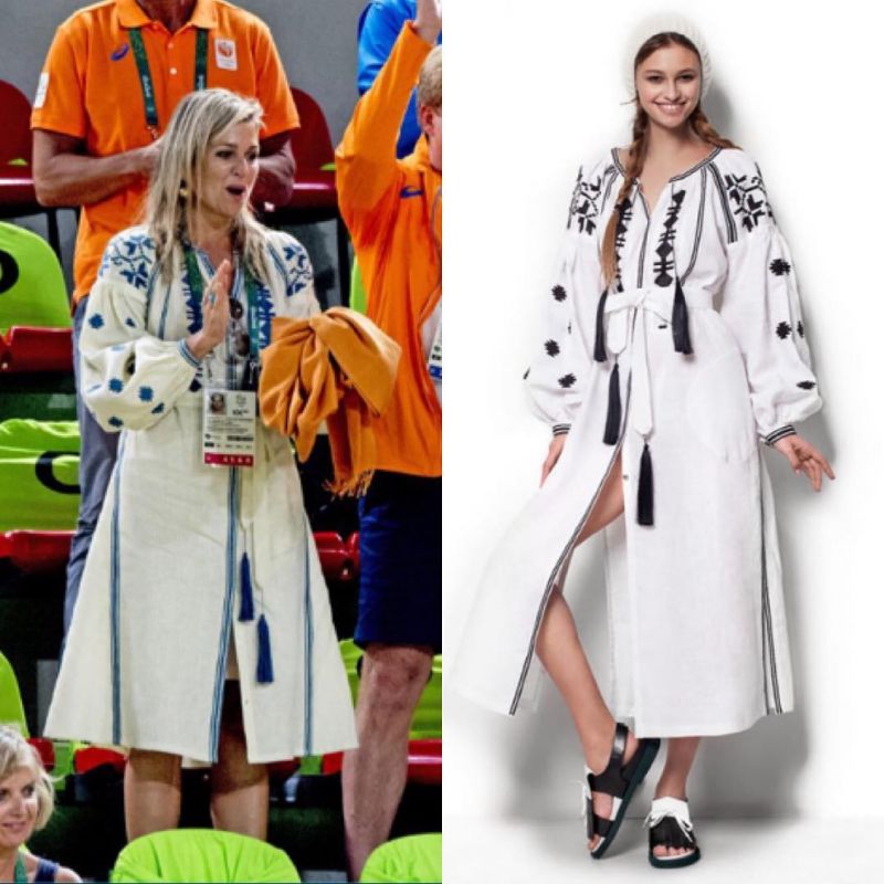 Королева Нидерландов в платье от украинского дизайнера посетила Олимпийские Игры