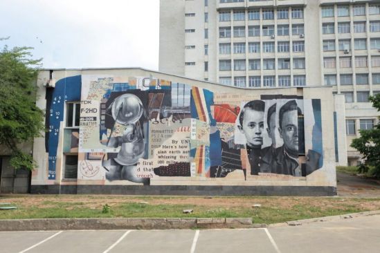 Художник MaratMorik украсил муралом стену 7го корпуса КПИ